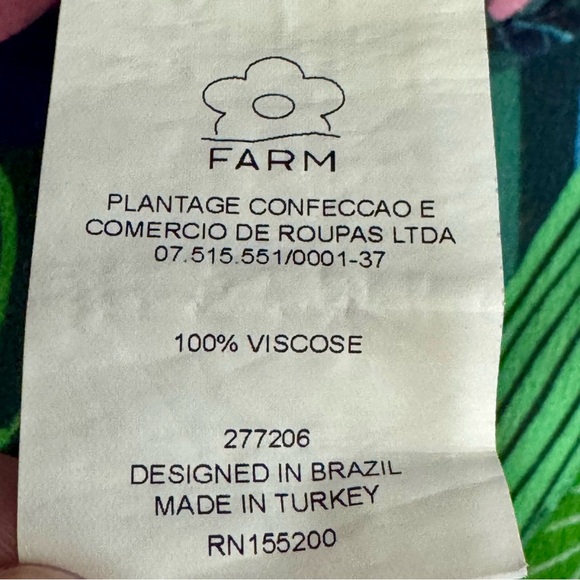 Farm Rio Anthropologie Tropique Tropical Bird Printed Elastic Waist Pants - Picture 14 of 14